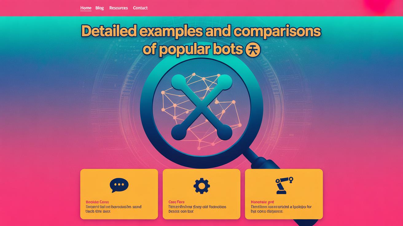 

Detailed⁤ Examples And Comparisons ‍Of ⁤Popular Bots ð

